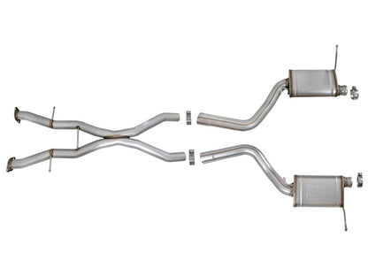 aFe MACH Force-Xp 3in 409 Stainless Steel Cat-Back Exhaust System: Jeep Gr 49-48053 Photo - Unmounted