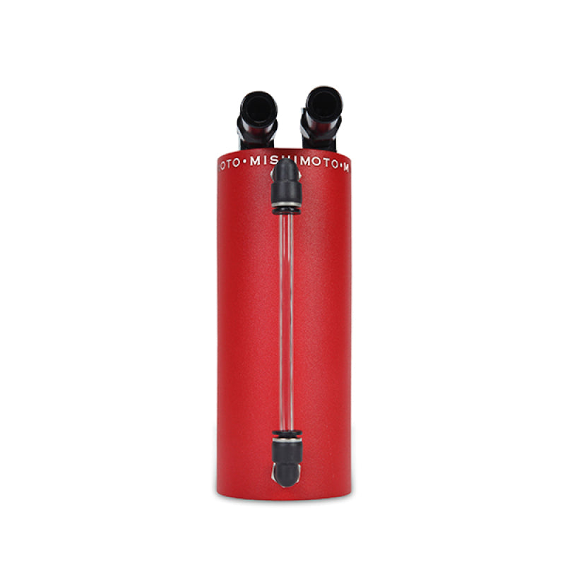 Mishimoto Aluminum Oil Catch Can - Wrinkle Red Small MMOCC-SAWRD Photo - in package