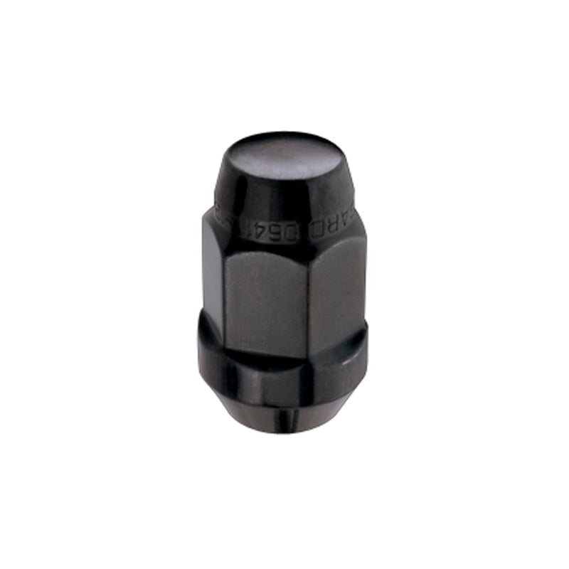 McGard Hex Lug Nut (Cone Seat Bulge Style) 1/2-20 / 3/4 Hex / 1.45in. Length (4-pack) - Black 64029 64029 Photo - Primary