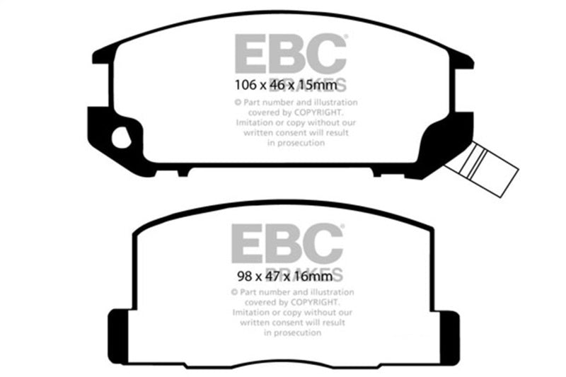 EBC Disc Brake Pad Set DP4602R Photo - Primary