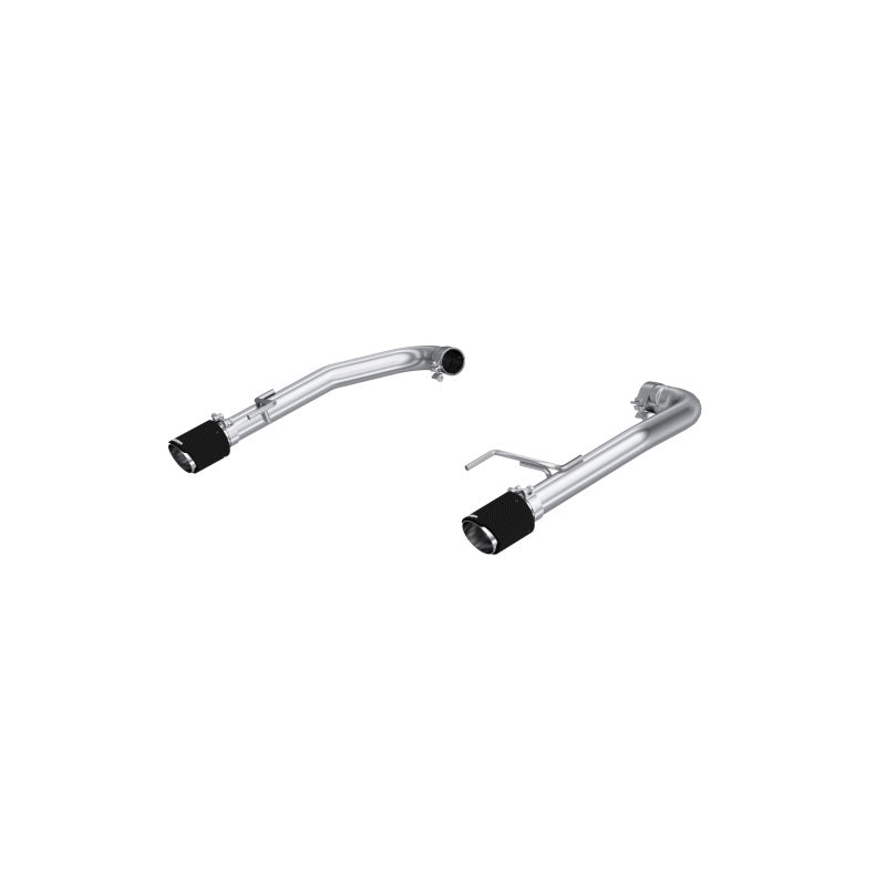 MBRP 15-17 Ford Mustang GT 5.0L T304 Stainless Steel 2.5in Axle-Back with Carbon Fiber Tips S72763CF S72763CF Photo - Primary