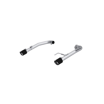 MBRP 15-17 Ford Mustang GT 5.0L T304 Stainless Steel 2.5in Axle-Back with Carbon Fiber Tips S72763CF S72763CF Photo - Primary