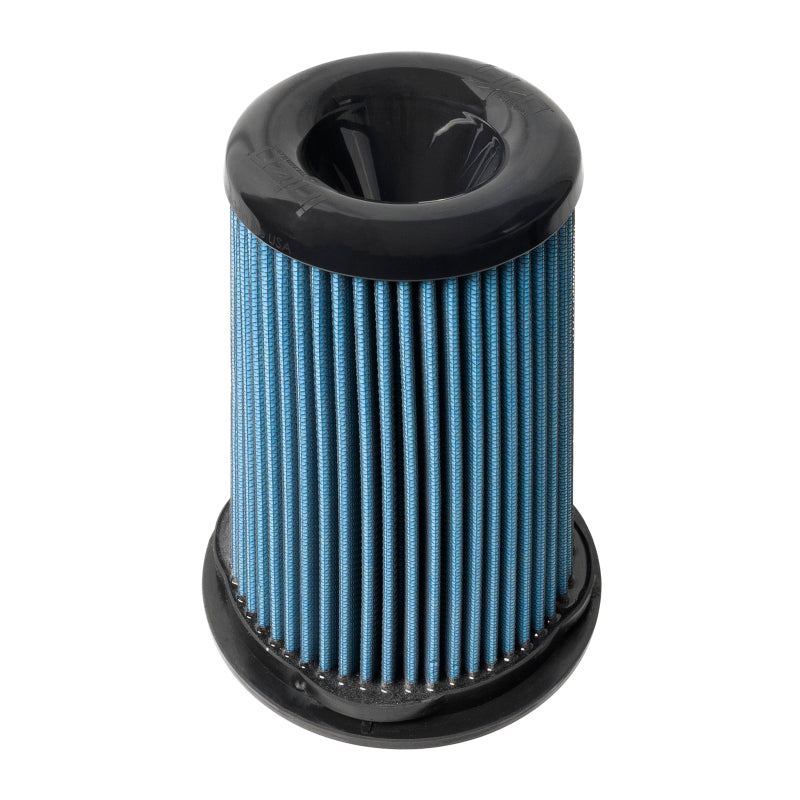 Injen SuperNano Web Air Filter 4in Flange ID 6in Twist Lock Base / 7.75in Media Height / 4in Top X-1134-BB X-1134-BB Photo - Close Up
