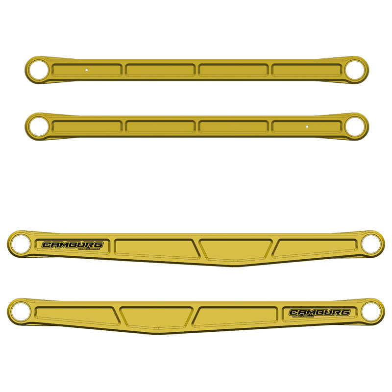 Camburg Ford Raptor 21-23 KINETIK Series Rear Billet Trailing Arm Kit (Gold) CAM-120033-GLD