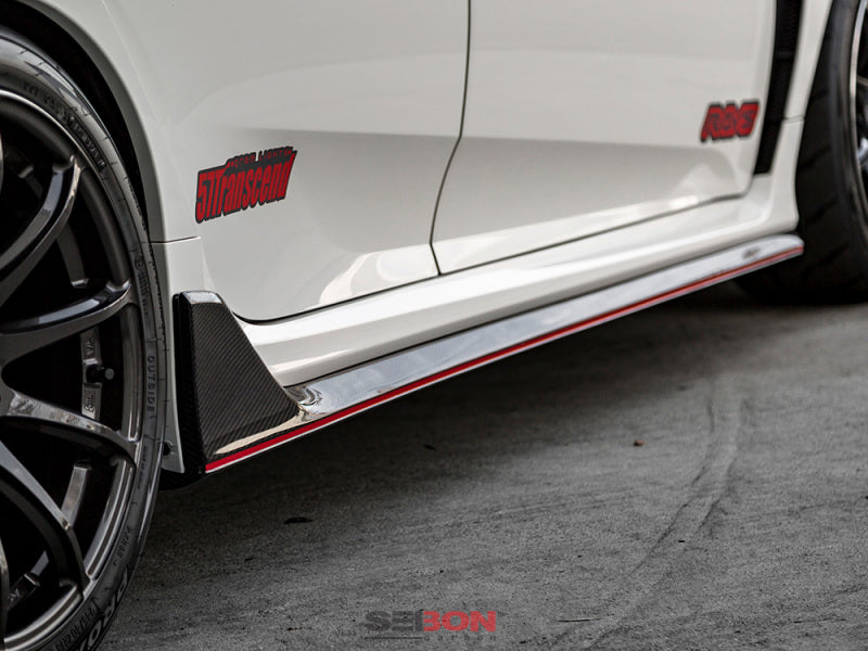 Seibon 2017 Honda Civic Type R OEM Carbon Fiber Side Skirts SS17HDCVR-OE SS17HDCVR-OE Photo - Primary