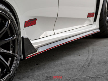 Seibon 2017 Honda Civic Type R OEM Carbon Fiber Side Skirts SS17HDCVR-OE SS17HDCVR-OE Photo - Primary