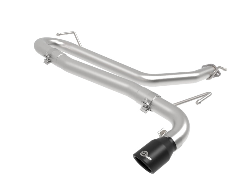 aFe Takeda 2.5in 304 SS Axle-Back Exhaust w/o Muffler w/BlackTips 18-22 Hyundai Kona L4-1.6L (t) AWD 49-37017NM-B 49-37017NM-B Photo - Primary