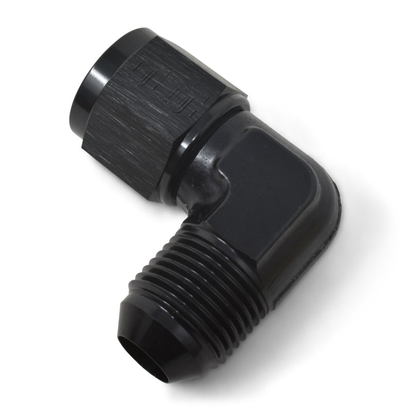 Russell -8 AN 90° Female AN To Male AN (Black Finish) 614807 Photo - out of package