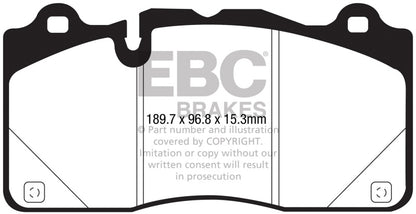 EBC 16-18 Cadillac CTS-V Redstuff Ceramic Low Dust Front Brake Pads DP33050C DP33050C Photo - Primary