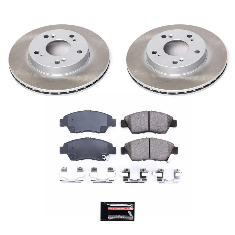 PowerStop Power Stop 04-05 Honda Civic Front Semi-Coated Rotor Kit SC2386 SC2386 Photo - Primary