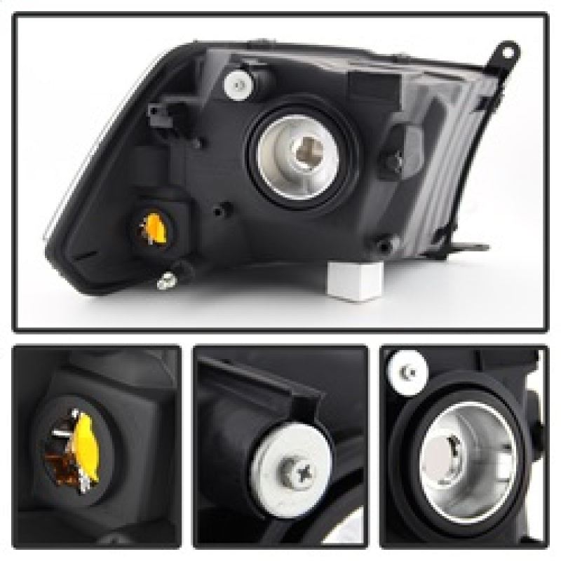 SPYDER Xtune Dodge Ram 1500 09-12 ( Non Quad Headlights ) Crystal Headlights Chrome HD-JH-DR09-AM-C 9022937 9022937 Photo - Unmounted