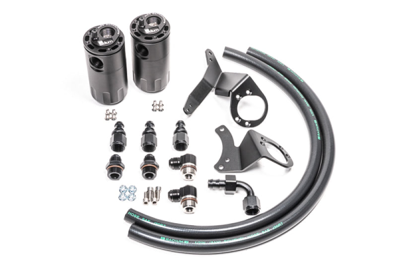 Radium Engineering Dual Catch Can Kit 2011-2014 Mustang GT Fluid Lock 20-0324-FL 20-0324-FL Photo - Primary