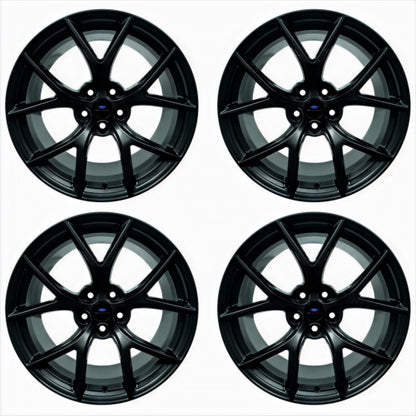 Ford Racing 15-20 Mustang19x9.5in & 19x10in Wheel Kit w/TPMS - Matte Black M-1007K-DC19MB M-1007K-DC19MB Photo - Primary