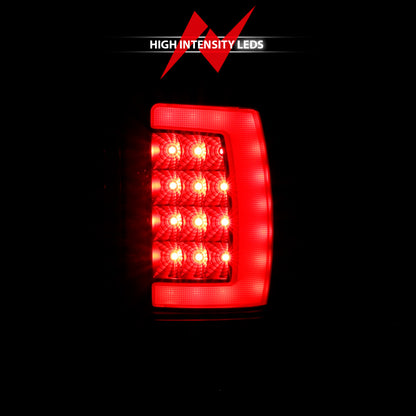 ANZO 1994-2001 Dodge Ram 1500 LED Taillights Plank Style Black w/Clear Lens 311339 311339 Photo - Unmounted