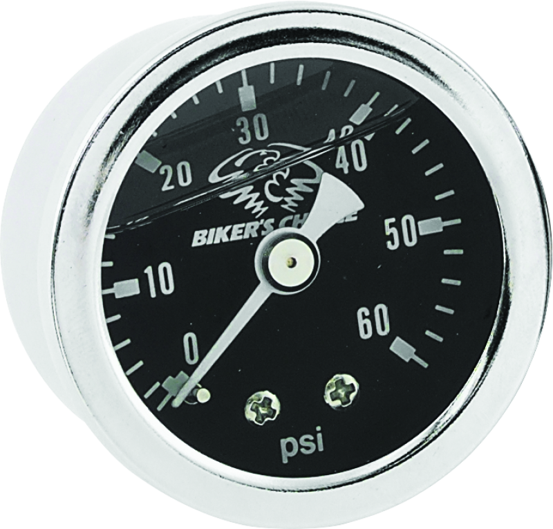 Bikers Choice Liquid Oil Pressure Gauge Blk 210079 210079 Photo - Primary