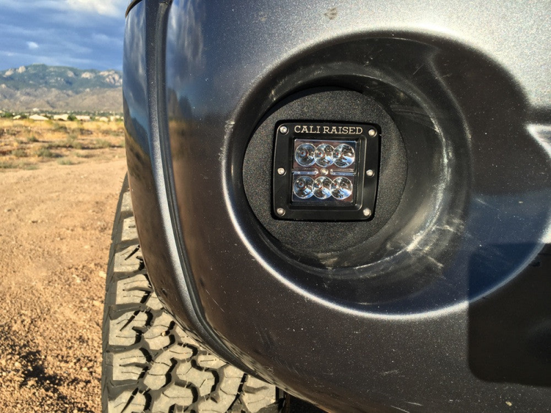 Cali Raised LED Cali Raised 2005-2011 Toyota Tacoma Led Fog Light Pod Rep Brackets Kit - Brackets W/ Amber Pods CR2455 CR2455 Photo - Primary