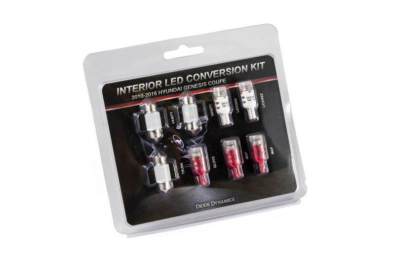Diode Dynamics 10-16 Hyundai Genesis Coupe Interior Kit Stage 2 - Red DD0271 DD0271 Photo - Primary