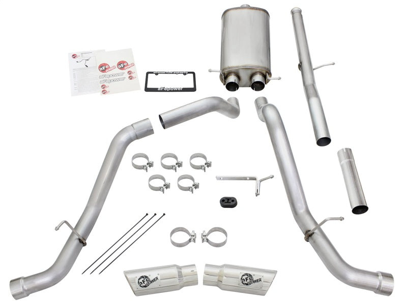 aFe  49-44057-P POWER MACH Force-Xp 3" 409 SS Cat-Back Exhaust System 49-44057-P Photo - Unmounted
