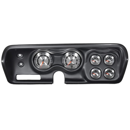 Autometer American Muscle Gauge Kit 6 Pc Bbody/Chrgr/Rdrunr/Sat 71-74 Tach/Mph/Fuel/Oilp/Wtmp/Volt 7030 7030 Photo - Primary