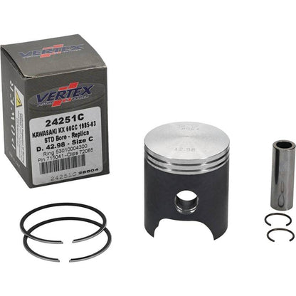 Vertex Pistons Vertex Piston 83-03 Kawasaki KX 60 60cc Cast Replica Piston Kit 24251C 24251C Photo - Primary