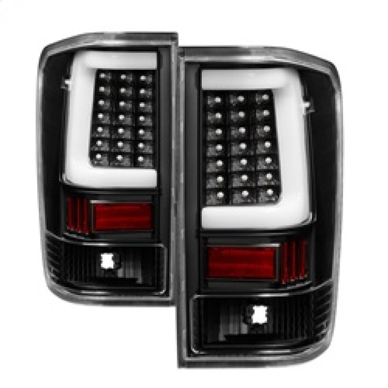 SPYDER xTune 04-15 Nissan Titan Light Bar LED Tail Lights - Black (ALT-ON-NTI04-LBLED-BK) 9038532 9038532 Photo - Primary