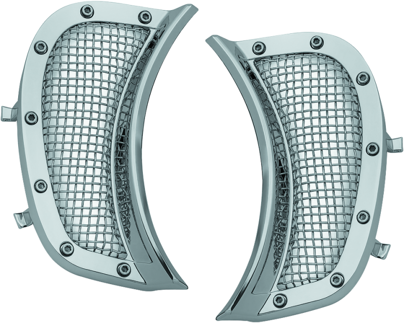 Kuryakyn Mesh Hdlght Vent Accents Chr 6518 6518 Photo - Primary