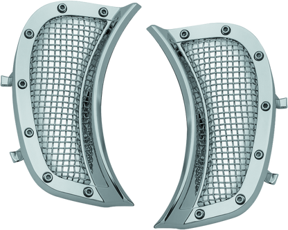 Kuryakyn Mesh Hdlght Vent Accents Chr 6518 6518 Photo - Primary