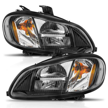 ANZO 2002-2014 Freightliner M2 LED Crystal Headlights Black Housing w/ Clear Lens (Pair) 131030 131030 User 1