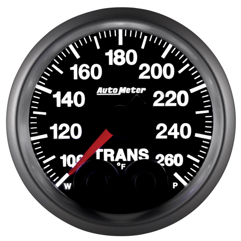 Autometer Gauge, Trans Temp, 2 1/16", 260 deg. F, Stepper Motor w/Peak & Warn 5658 User 7
