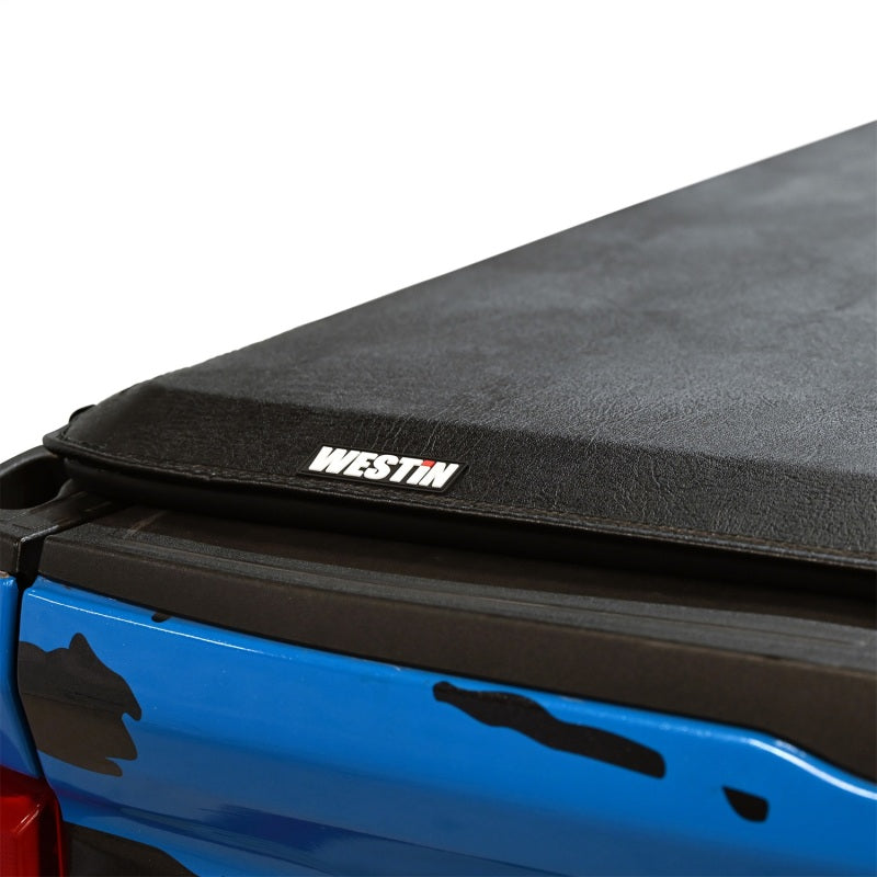 Westin 17-24 Ford F-250/350 Super Duty 6.75ft. Bed Soft Roll Tonneau Cover - Black 19-11005 19-11005 Photo - Mounted