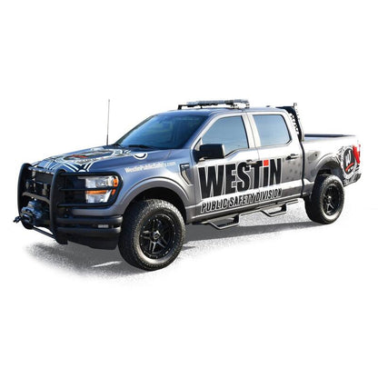 Westin 15-22 Ford F-150 SuperCrew / 17-22 F-250/350 Crew Cab Outlaw Nerf Step Bars 20-13945 20-13945 Photo - Mounted