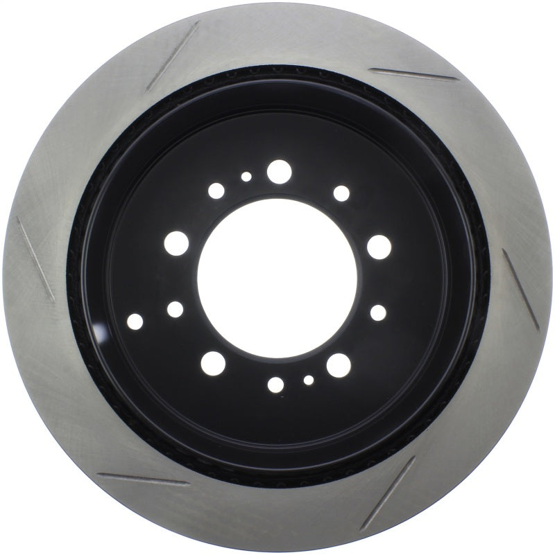 StopTech Sport Slot 08-13 Lexus LX450/470/570 / 07-12 Toyota Tundra Slotted Left Rear CRYO Rotor 126.44157CSL 126.44157CSL Photo - Unmounted