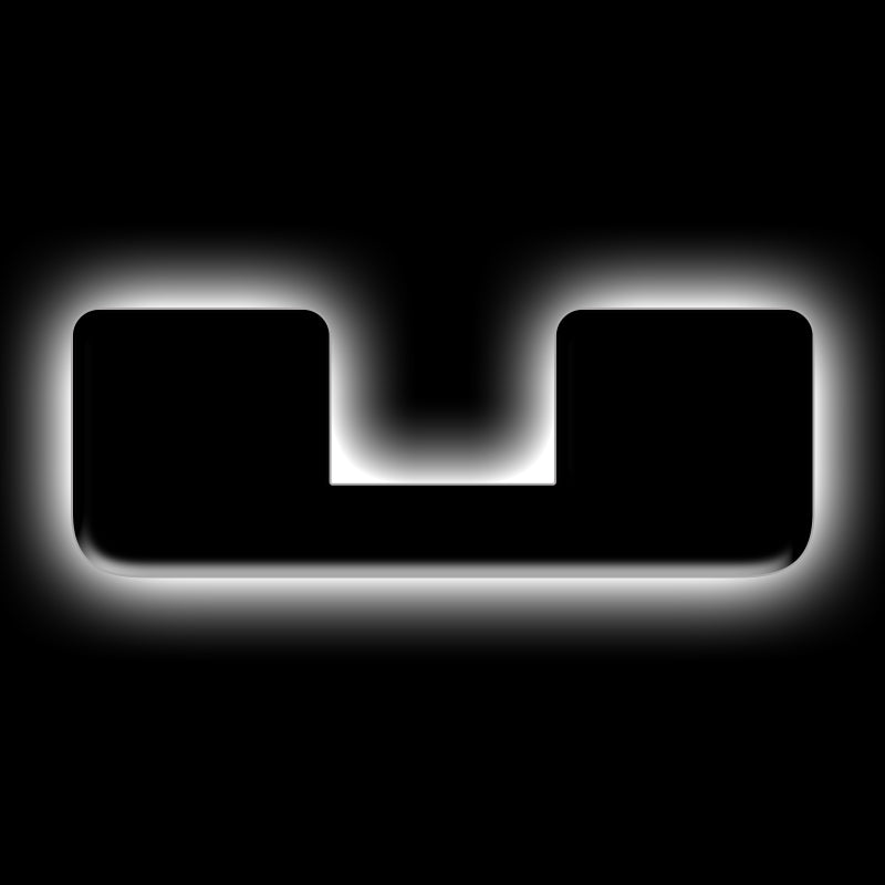 ORACLE Lighting Universal Illuminated LED Letter Badges - Matte Black Surface Finish - U 3141-U-001 3141-U-001 Photo - Primary