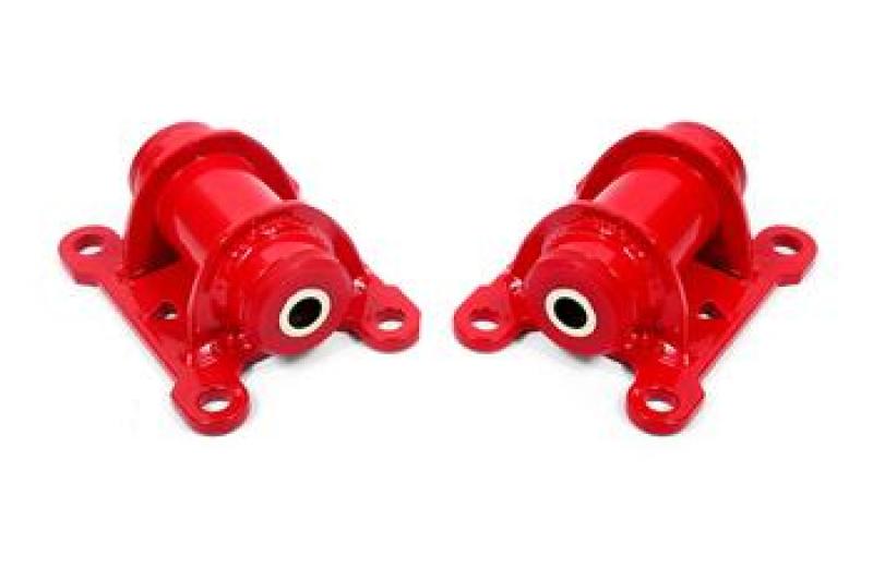 BMR Suspension BMR 98-02 Chevrolet Camaro Motor Mount Kit (Steel) w/ Poly Bushings - Red MM340R