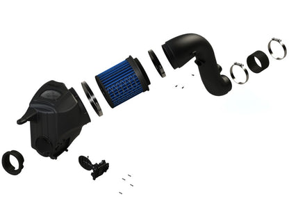 aFe Momentum HD Pro 10R Cold Air Intake System: RAM Diesel Trucks 13-17 L6 50-72005 Photo - Unmounted