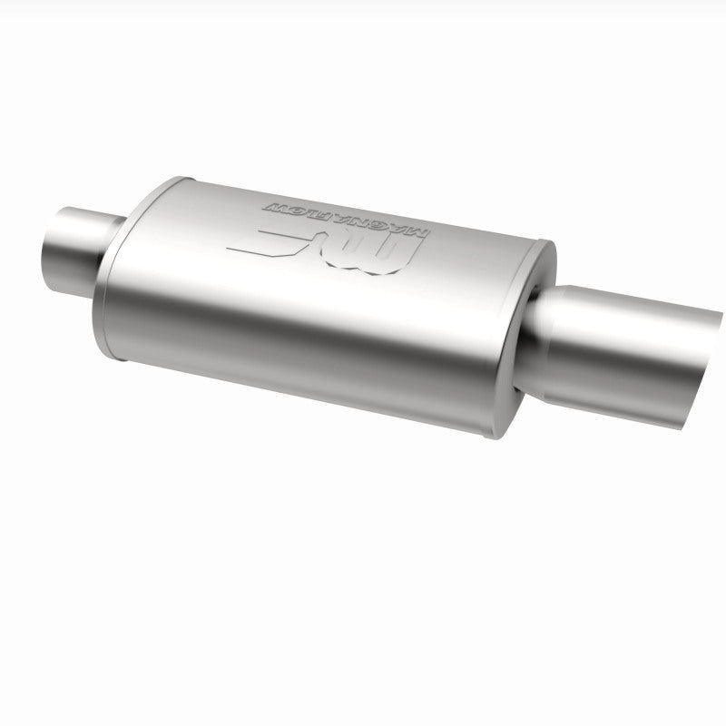 MagnaFlow 5" X 8" Oval Center/Center Performance Muffler With Tip 14834 360 Degree Image Set