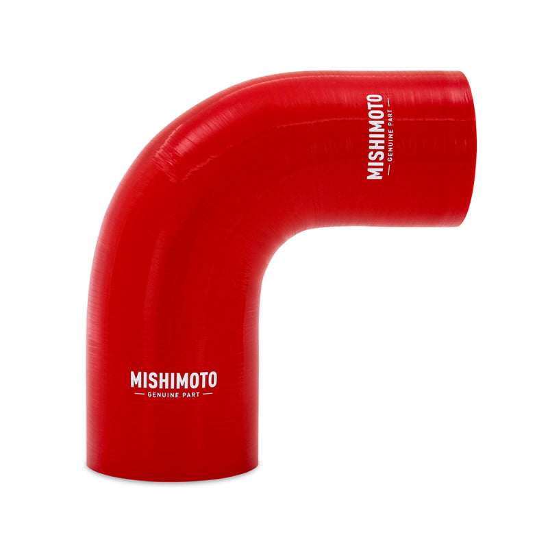 Mishimoto Silicone Reducer Coupler 90 Degree 2in to 2.5in - Red MMCP-R90-2025RD MMCP-R90-2025RD Photo - Primary