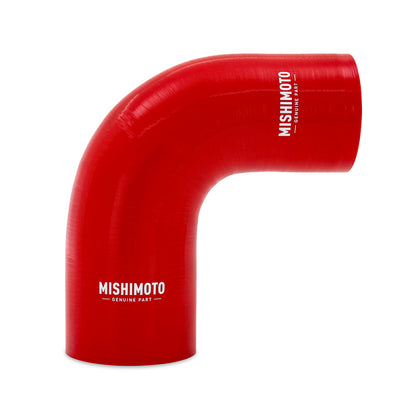 Mishimoto Silicone Reducer Coupler 90 Degree 2in to 2.5in - Red MMCP-R90-2025RD MMCP-R90-2025RD Photo - Primary