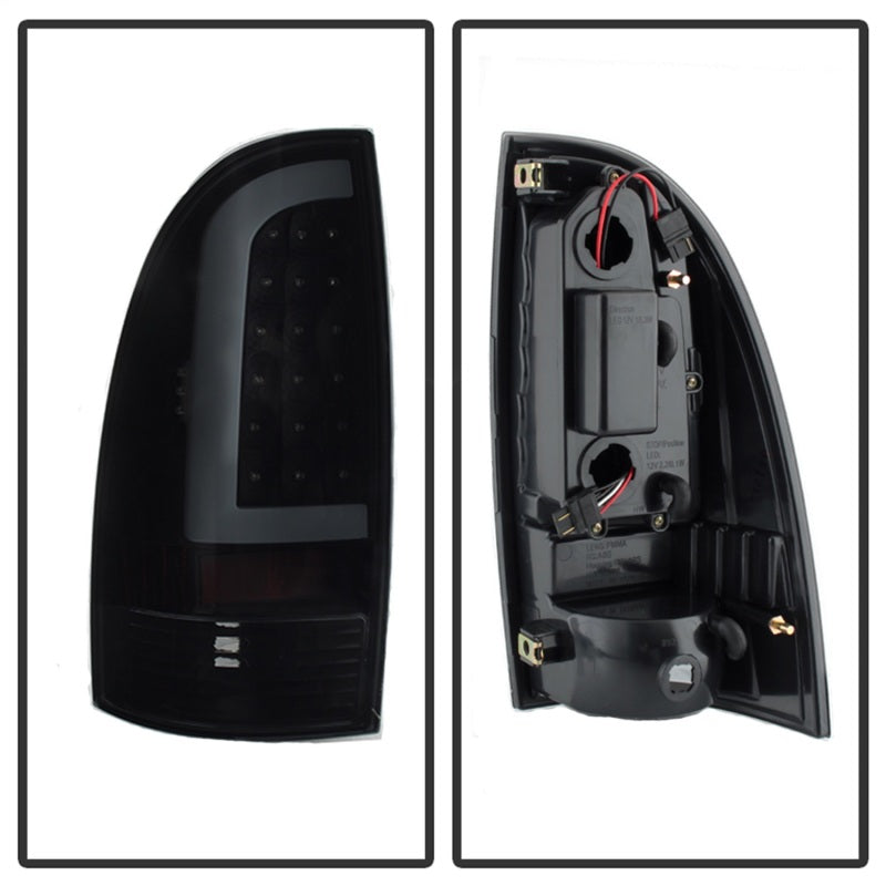 SPYDER xTune 05-15 Toyota Tacoma (Excl LED Tail Lights) LED Tail Lights - Blk Smk (ALT-ON-TT05-LBLED-BSM) 9038556 9038556 Photo - Unmounted