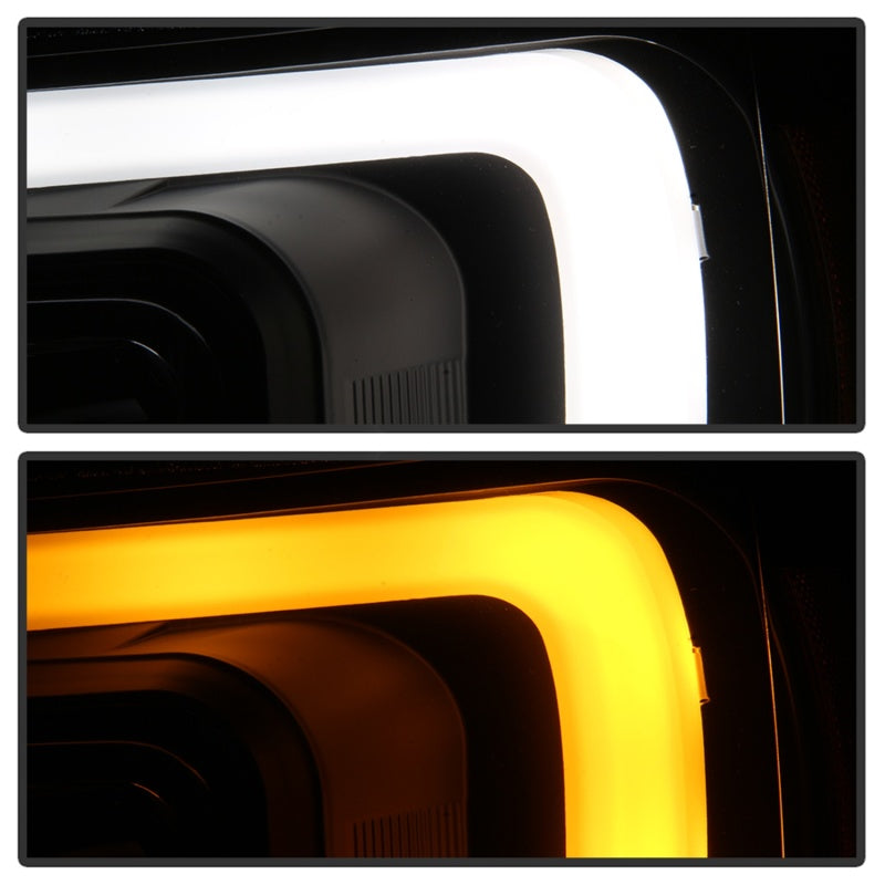 Spyder 07-14 Chevy Suburban/Tahoe V2 Projector Headlights LED Turn Sig Black PRO-YD-CSUB07V3-SB-BK 5086242 5086242 Photo - Unmounted