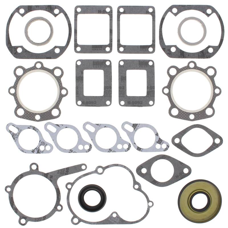 Vertex Pistons Vertex Gaskets  Sno Jet SST (Yamaha Engine) FC/2 Complete Gasket Kit w/ Oil Seals 711114 711114 Photo - Primary