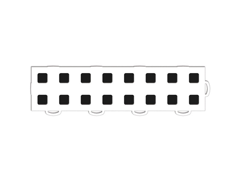 WeatherTech TechFloor - 3in X 12in Tiles(Right Loop) - White/Black **Order in Qtys of 10 51T312RL WH-BK 51T312RL WH-BK Photo - Primary