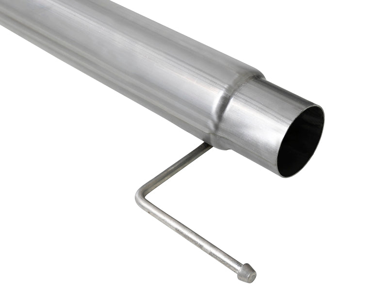 aFe Atlas 4in Aluminized Steel DPF-Back Exh 18-19 Ford F-150 V6-3.0L (td) w/ Polished Tip 49-03106-P 49-03106-P Photo - Unmounted