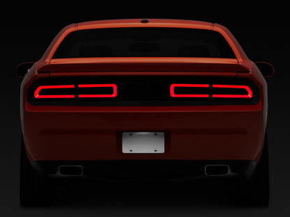 Raxiom 08-14 Challenger LED Tail Lights- Black Housing (Smoked Lens) CH3762 CH3762 Photo - Close Up