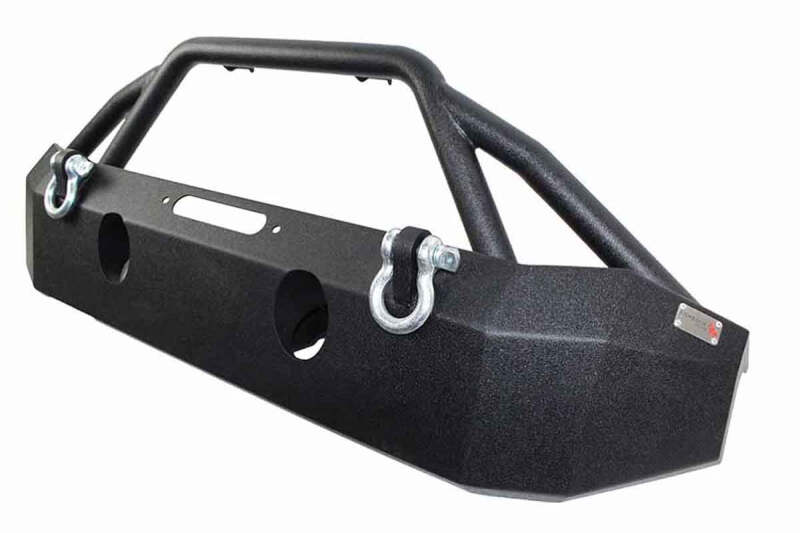 Fishbone Offroad 07-18 Jeep Wrangler JK Full Width Front Winch Bumper - Black Powdercoat FB22068 FB22068 Photo - out of package