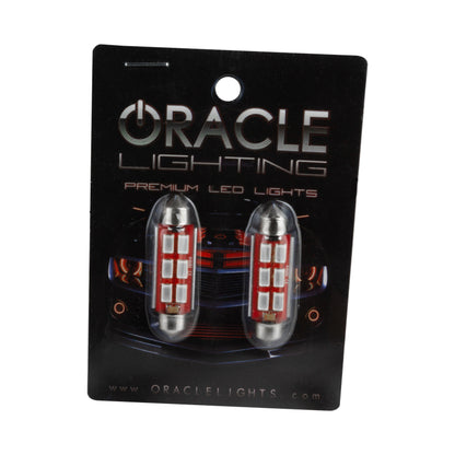 ORACLE Lighting Oracle 44MM 6 LED 3-Chip Festoon Bulbs (Pair) - Red 5207-003 5207-003 Photo - lifestyle view