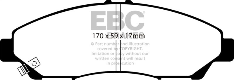 EBC Disc Brake Pad Set DP61801 Photo - Primary