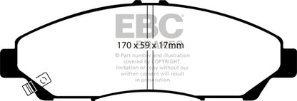 EBC Disc Brake Pad Set DP61801 Photo - Primary