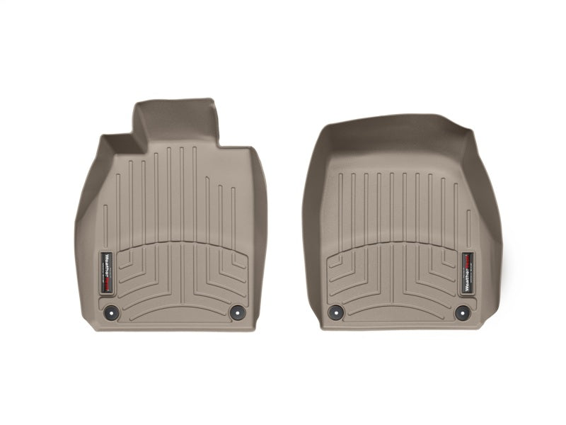 WeatherTech WT FloorLiner - Front - Tan Floor Mats Floor Mats - Rubber main image