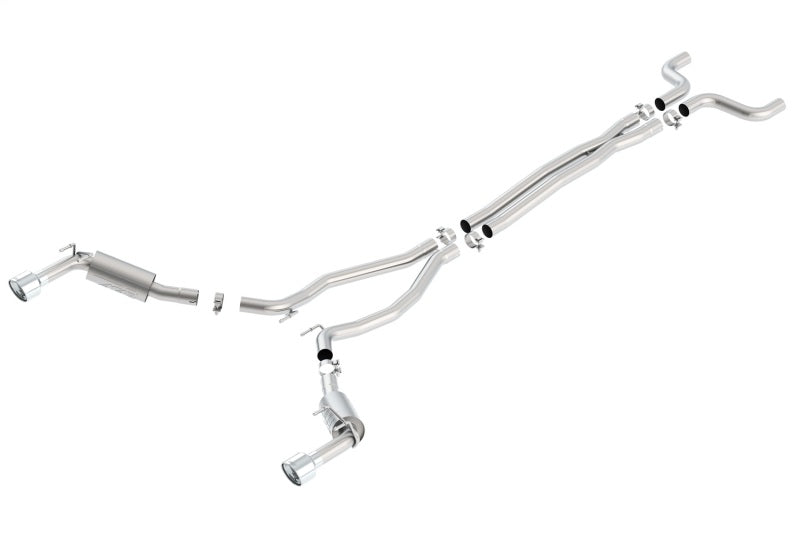 Borla 14-15 Chevy Camaro SS 6.2L V8 Single Split Rear Exit ATAK Catback Exhaust 140532 140532 Photo - Primary